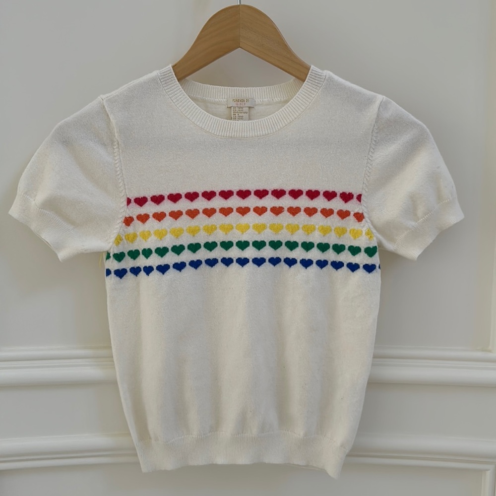 Knitted Heart Shirt